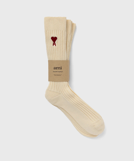 Ami de Coeur Socks Set of 3 Ecru